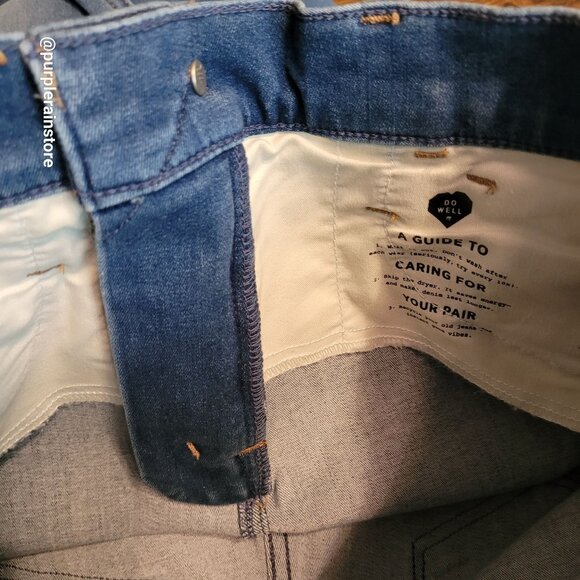 Madewell Jeans Sz 26 Jegging 10" High Rise Tummy Control Medium Light Wash AA618 - Picture 4 of 13